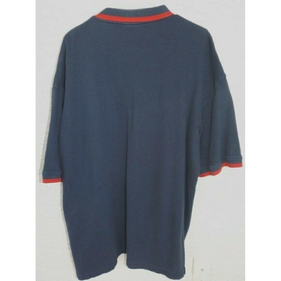 True Fan XL blue w/red short sleeve golf shirt Boston Red Sox logo - Picture 3 of 4